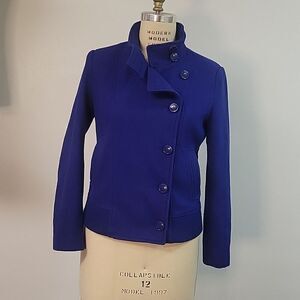 attention royal blue Bomber Jacket, size small